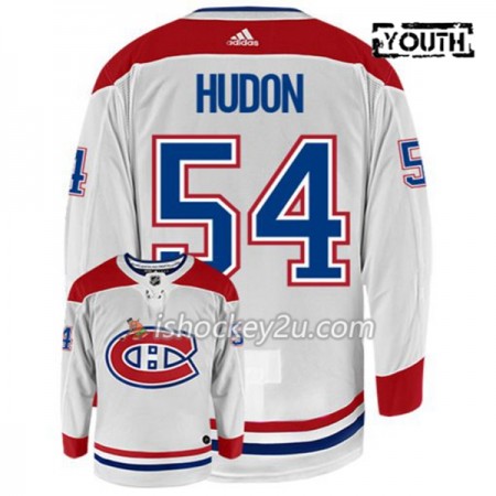 Børn NHL Montreal Canadiens Trøje CHARLES HUDON 54 Adidas Hvid Authentic